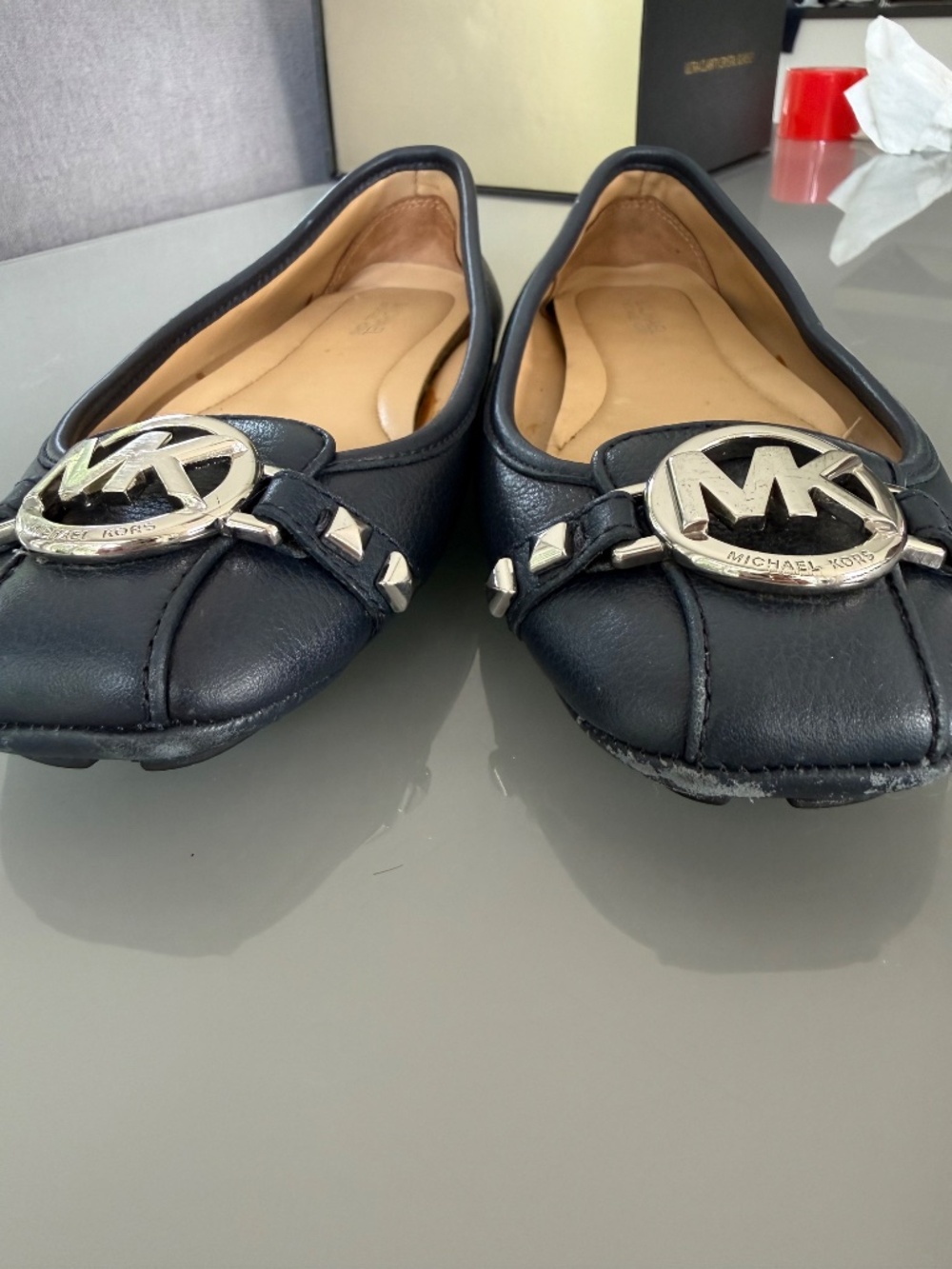 MK leather ballerine 6.5 M - Picture 2 of 6
